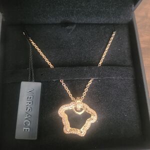 Versace Gold Medusa Pendant Necklace